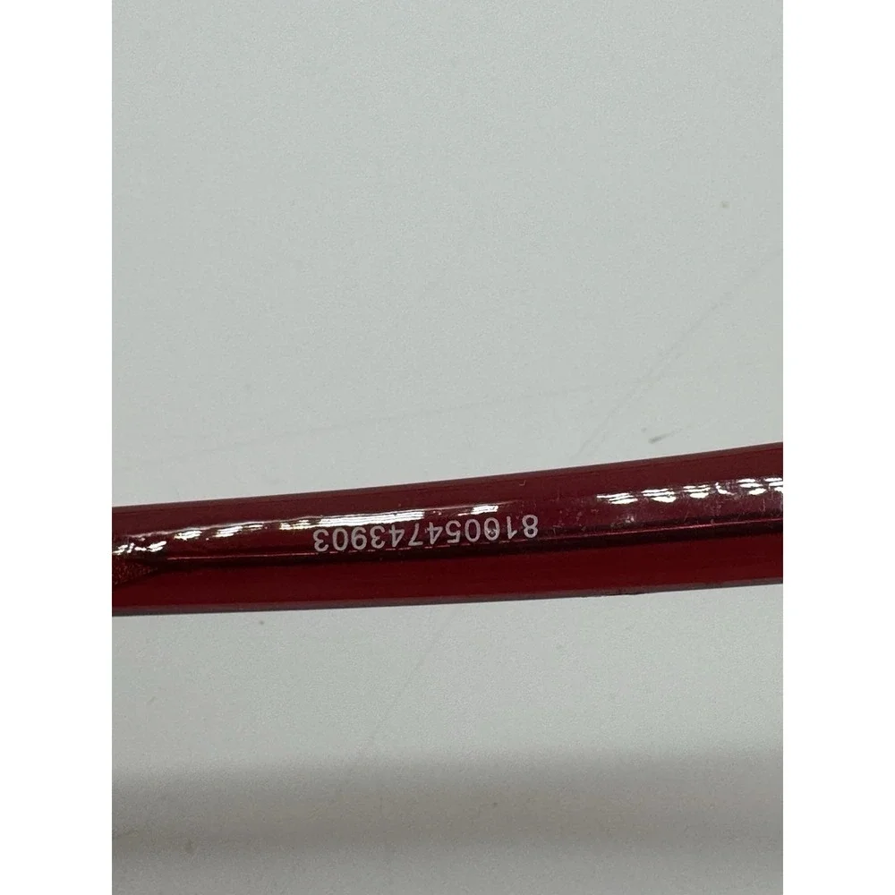 Prive Revaux Dynamic Duo Clear Lens Glasses +0.00 Non Prescription Red Frames
